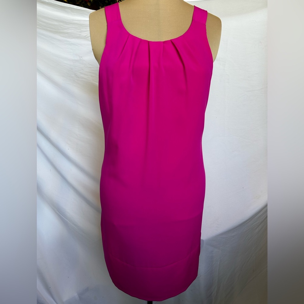 Elegant Pink Sleeveless Dress